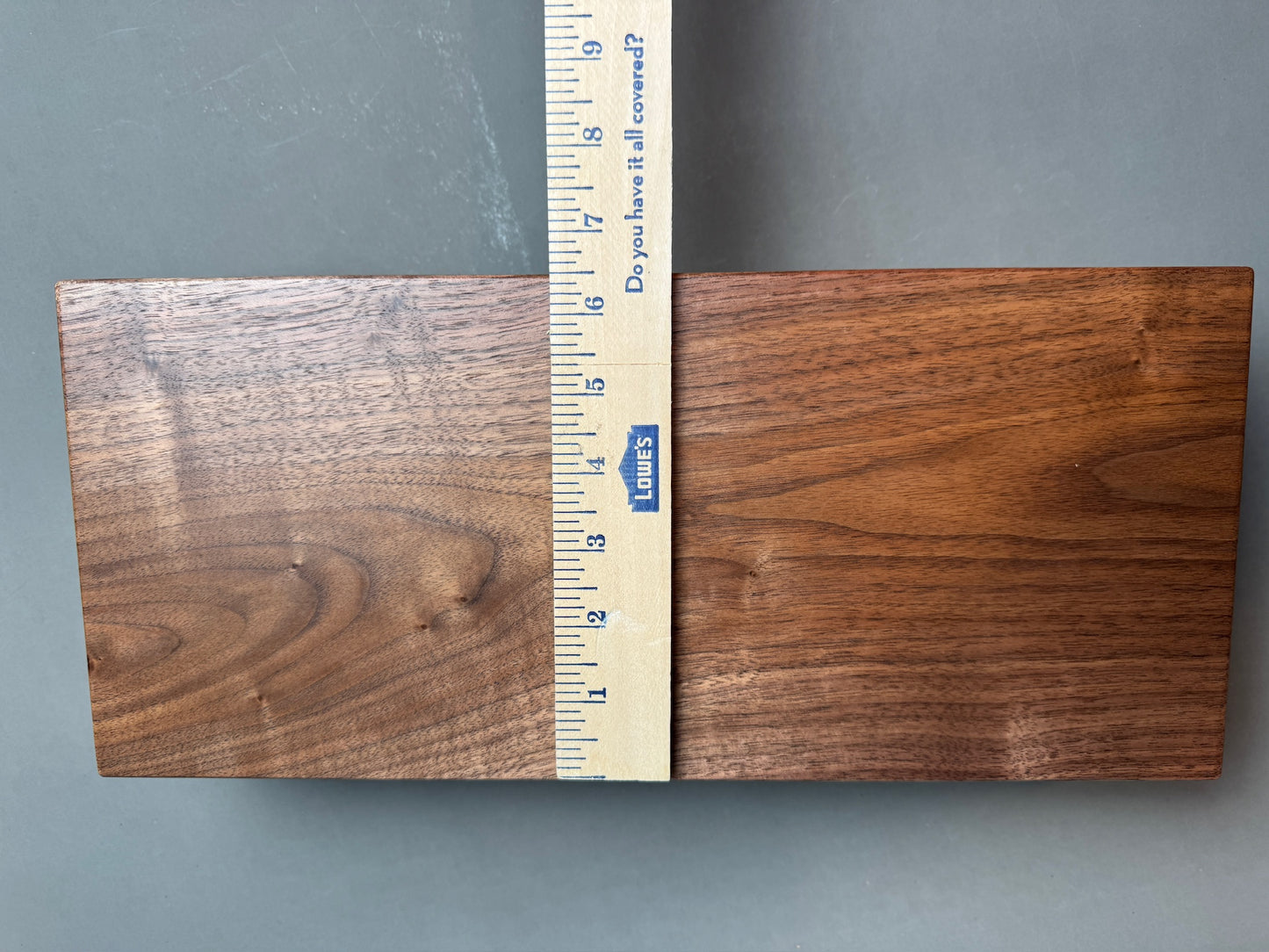 Walnut elevated serving tray / display tray / charcuterie board