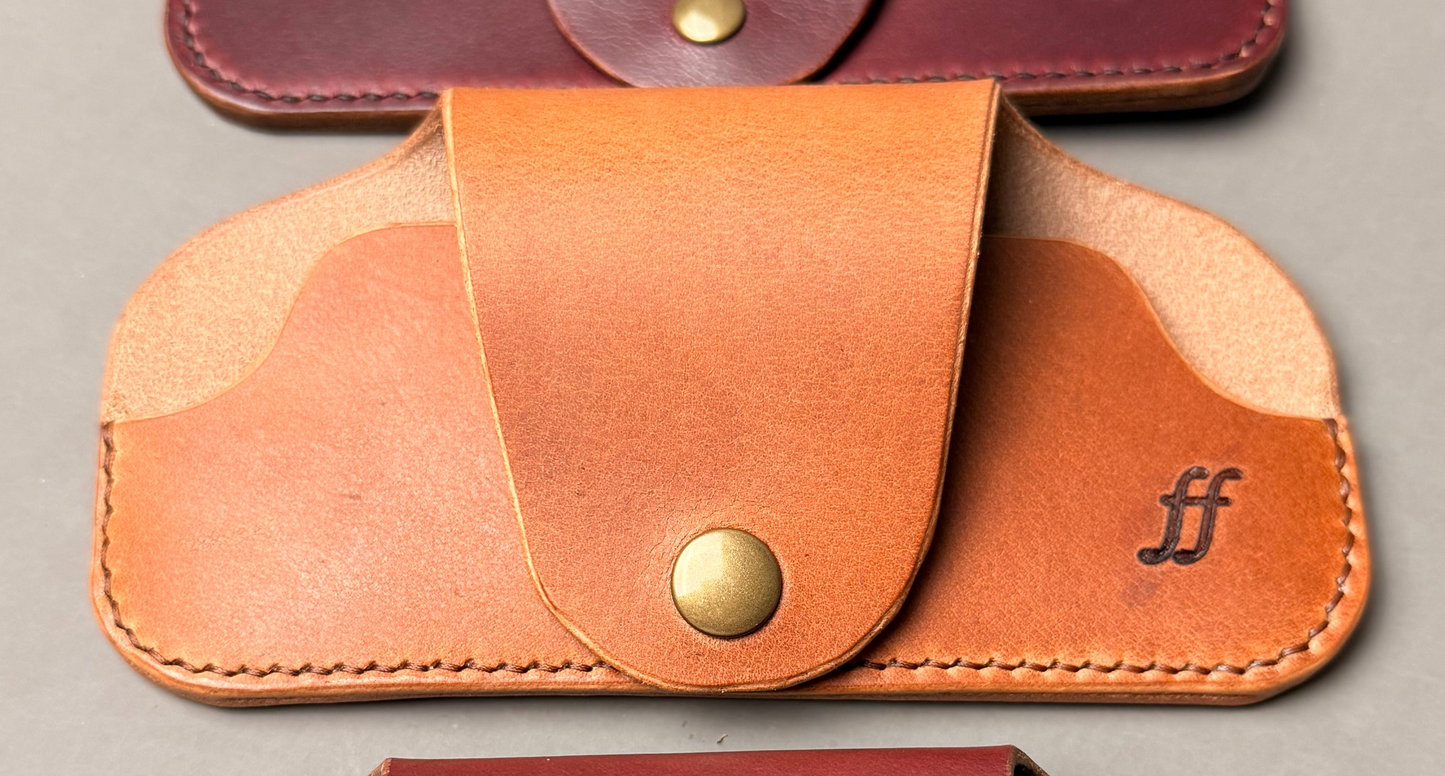 Leather Sunglasses Case / Eyeglasses Case - Minimalist Version