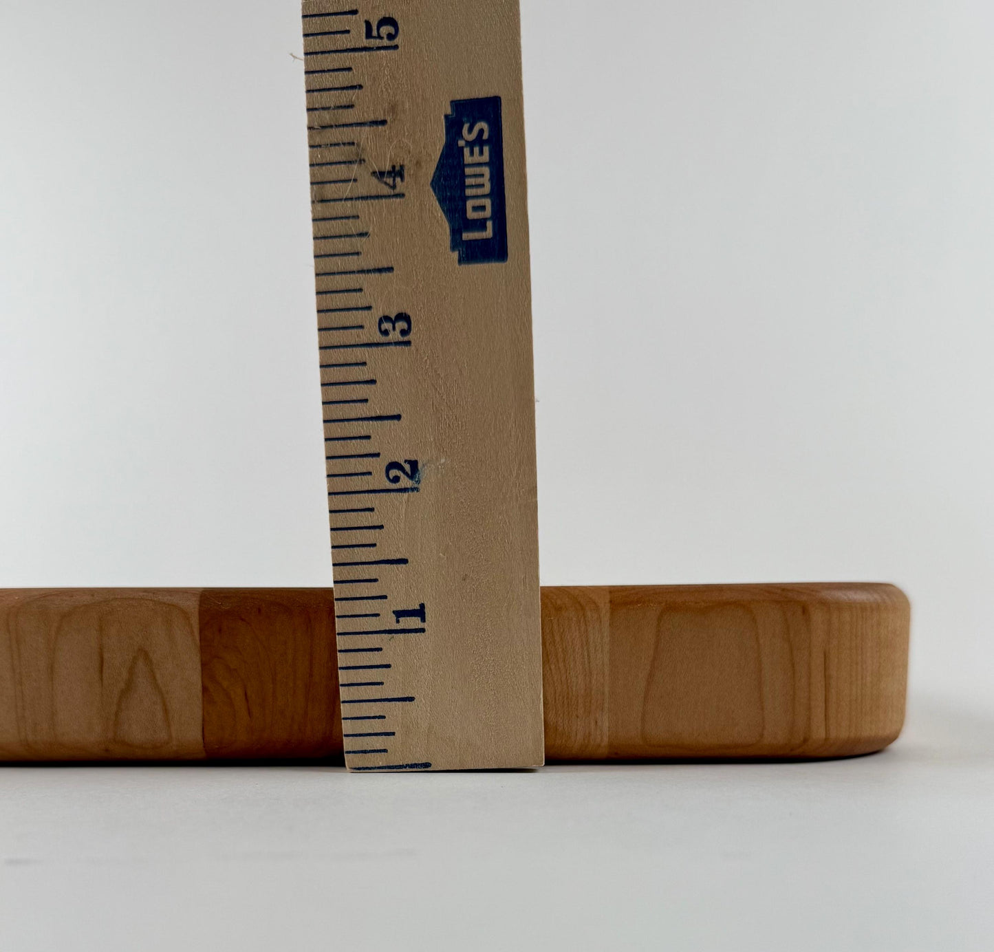 Handmade End-grain Butcher Block Cutting Board, Solid Maple, square, 1.25-inch Thick, Heavy Duty, no handles