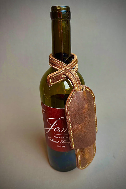 Leather Wine Key Holder/Case