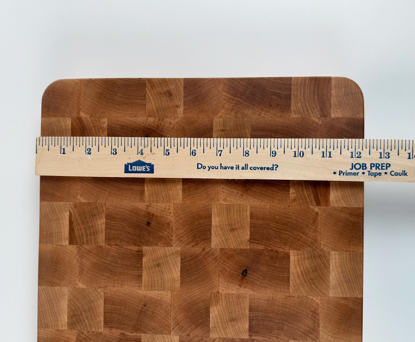 Handmade End-grain Cutting Board, Solid Maple, 1.75-inch Thick, Heavy Duty, built-in handles
