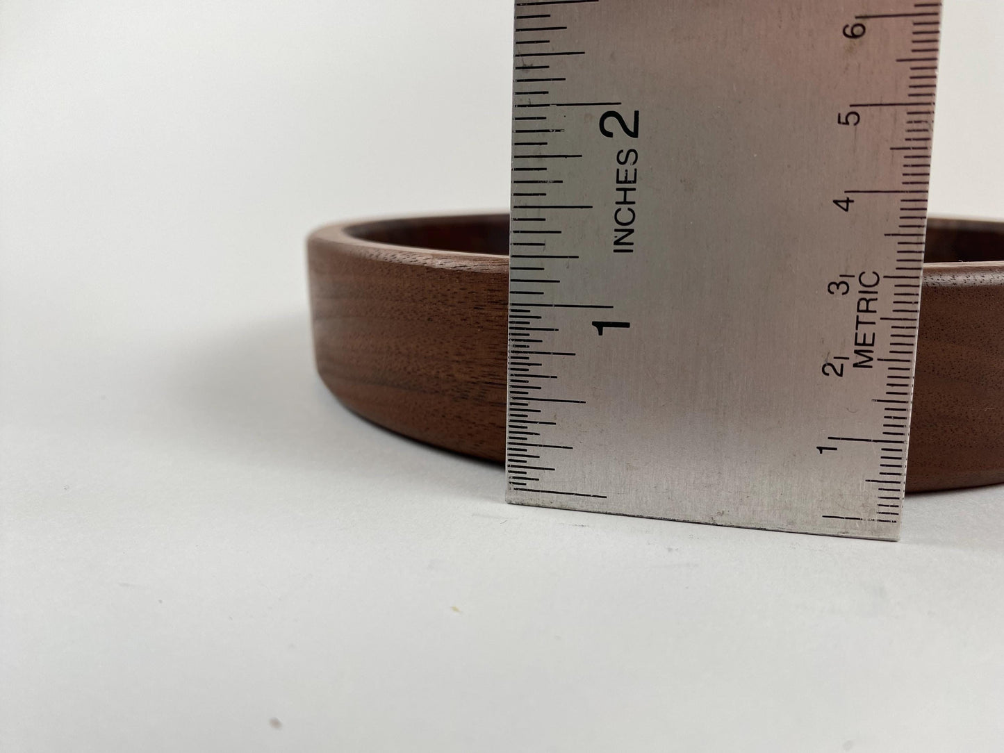 Walnut bowl/tray/coaster - medium - handmade router bowl