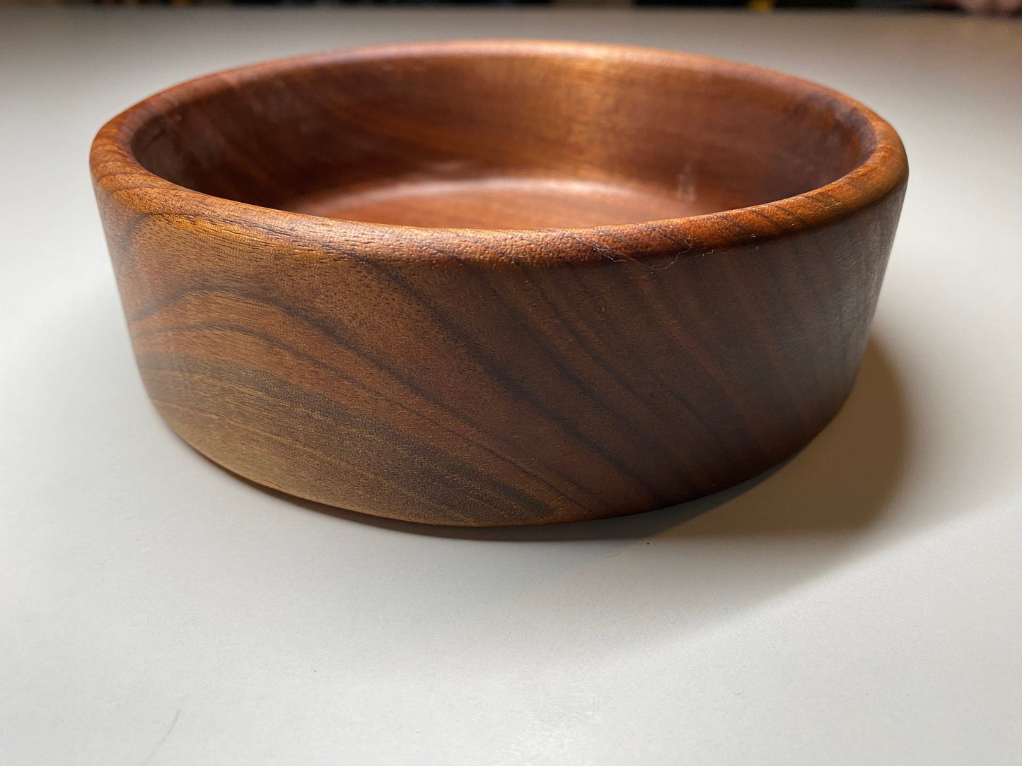 Walnut bowl - medium - handmade router bowl