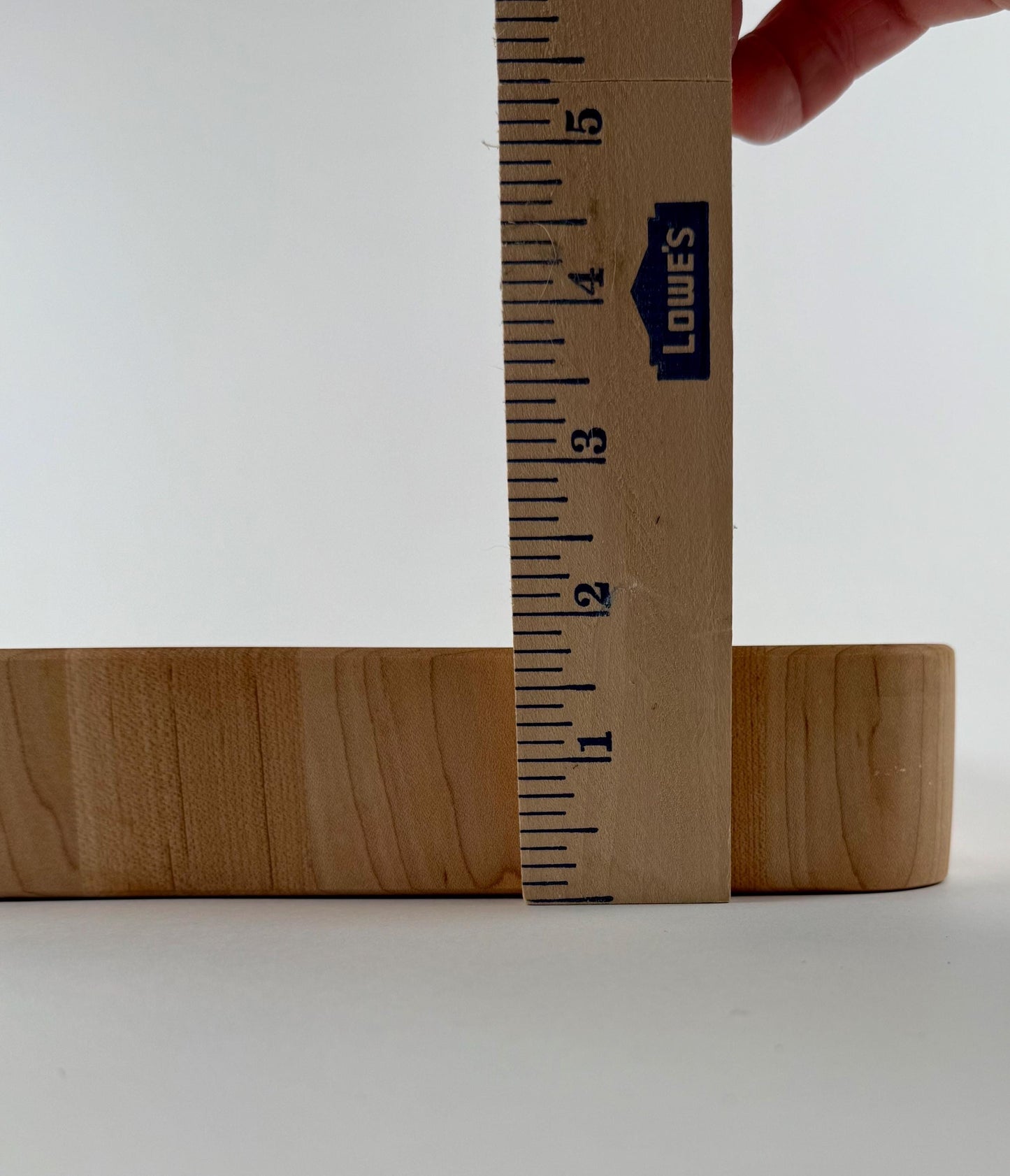 Handmade End-grain Cutting Board, Solid Maple, 1.75-inch Thick, Heavy Duty, built-in handles