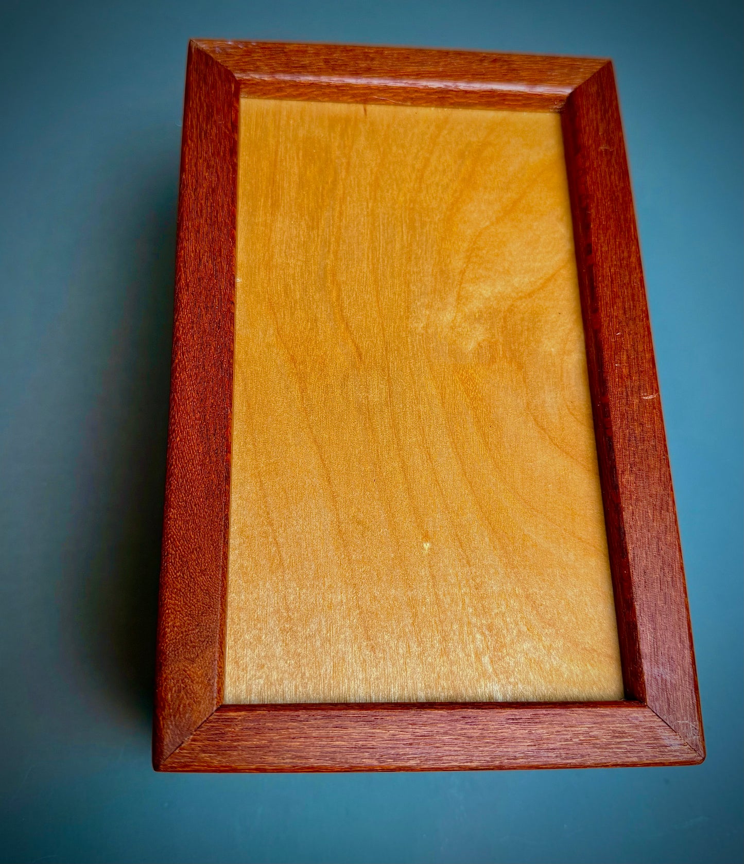 Handcrafted Leopard Wood and Birdseye Maple Keepsake Box
