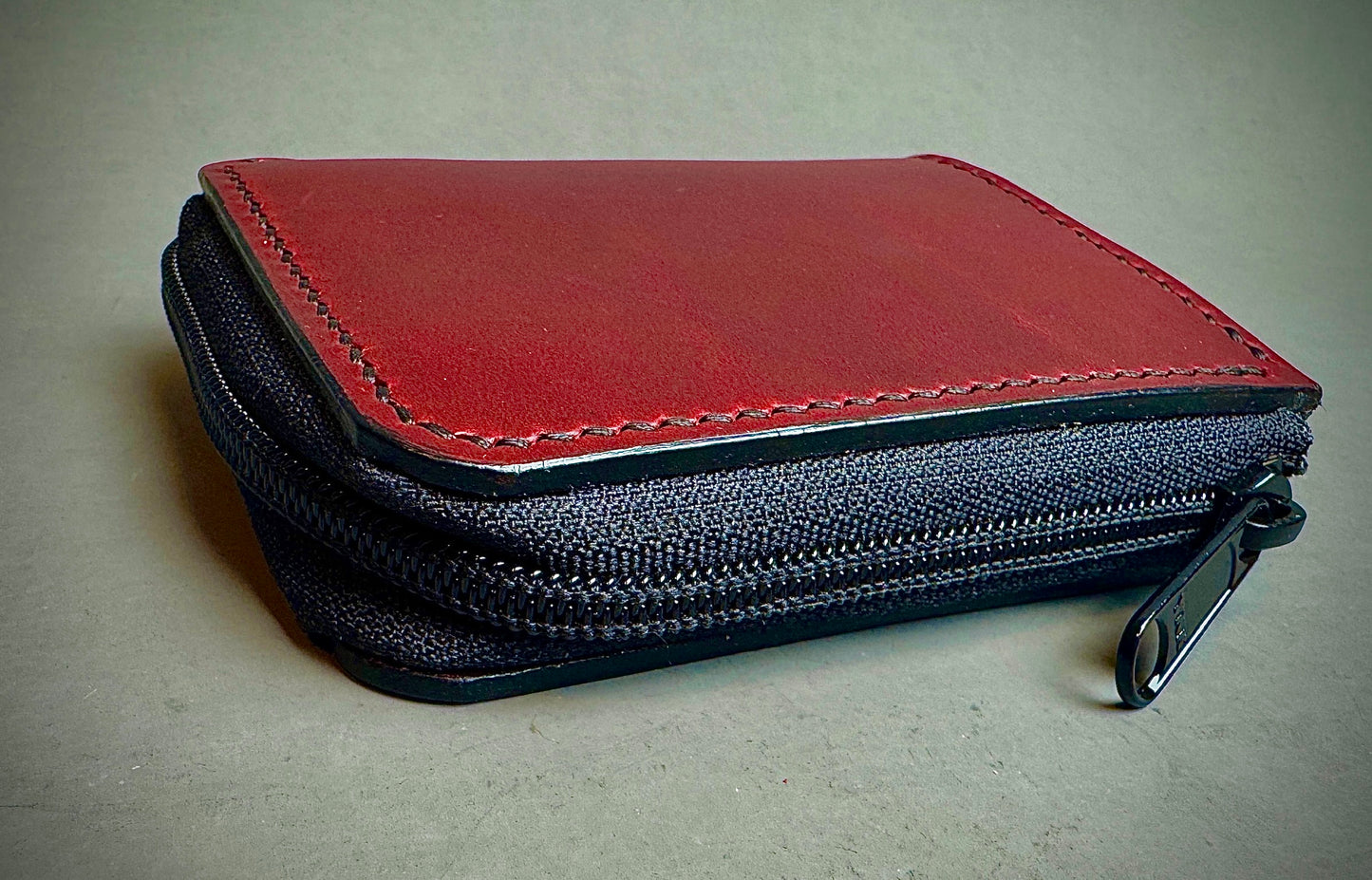 Zippered Wallet - Horween ChromExcel Red