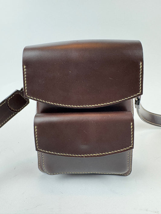 Multi-Pocket crossbody bag - Horween leather