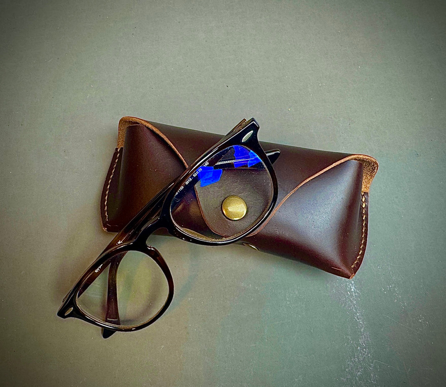 Leather Sunglasses Case / Eyeglasses Case - Horween