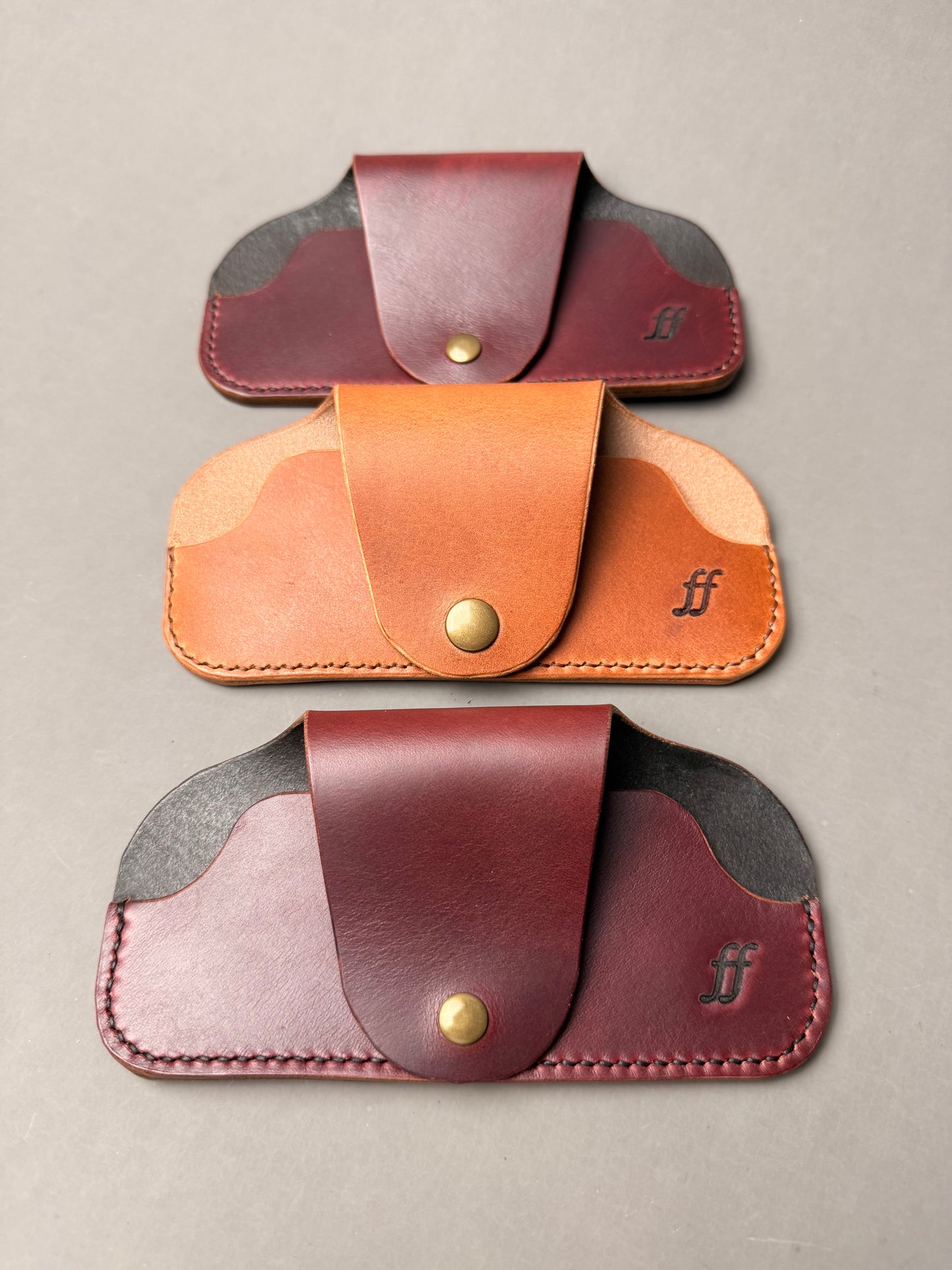 Leather Sunglasses Case / Eyeglasses Case - Minimalist Version