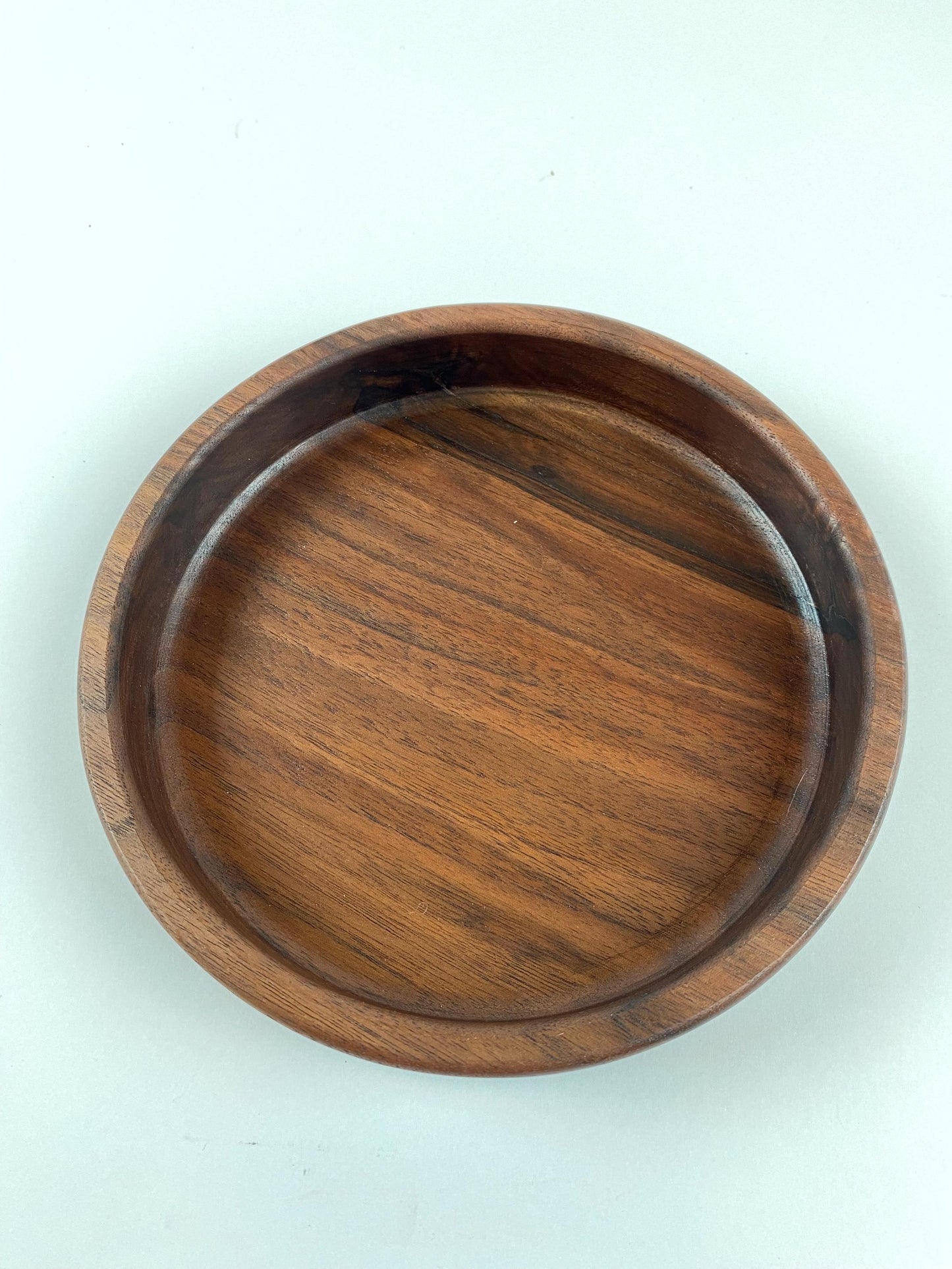 Walnut bowl/tray/coaster - medium - handmade router bowl