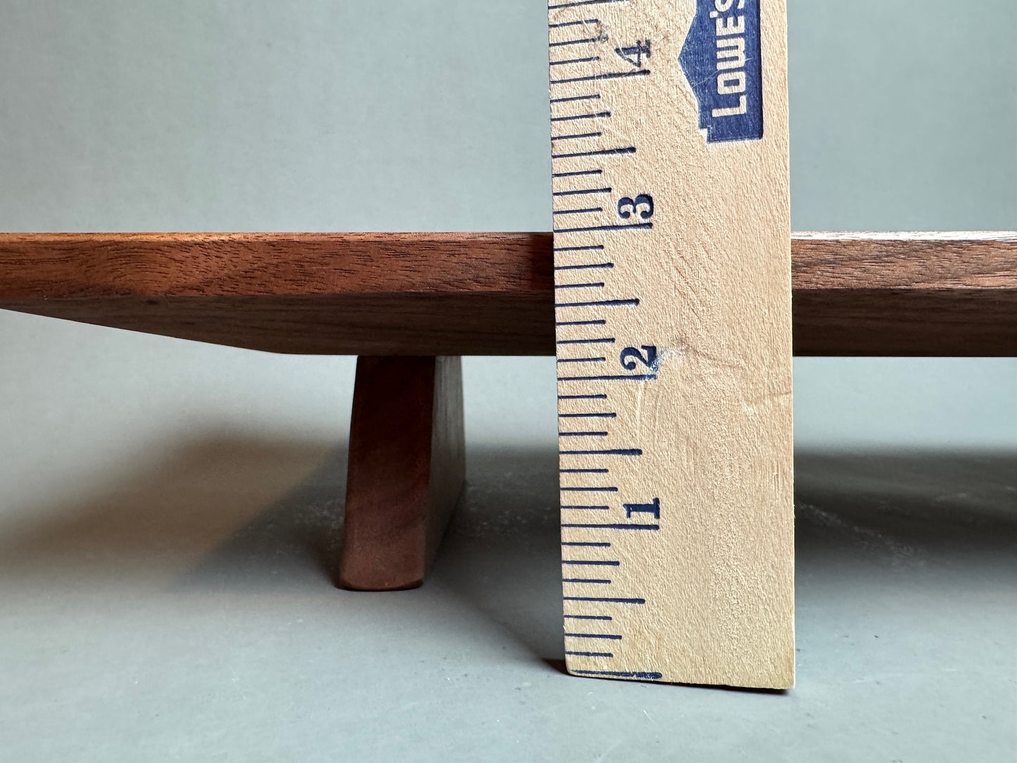 Walnut elevated serving tray / display tray / charcuterie board