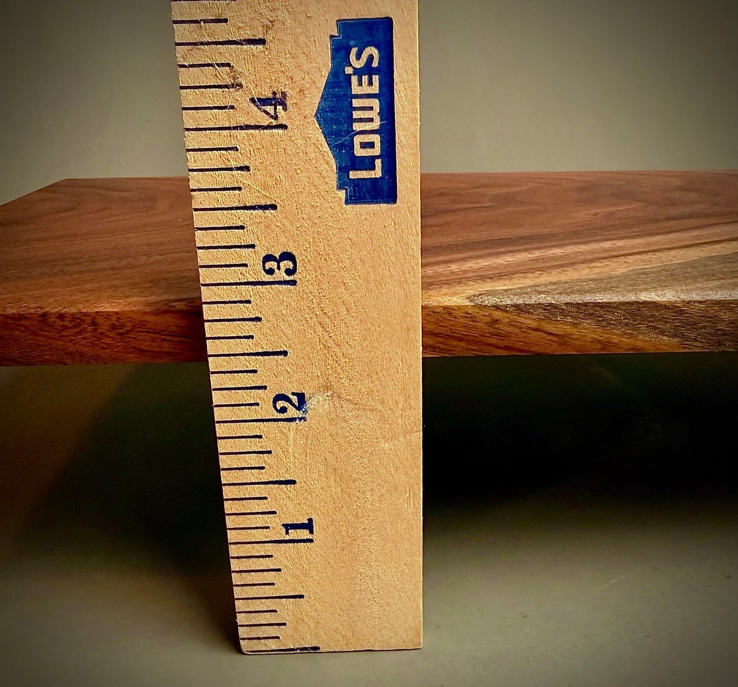 Walnut elevated serving tray / display tray / charcuterie board