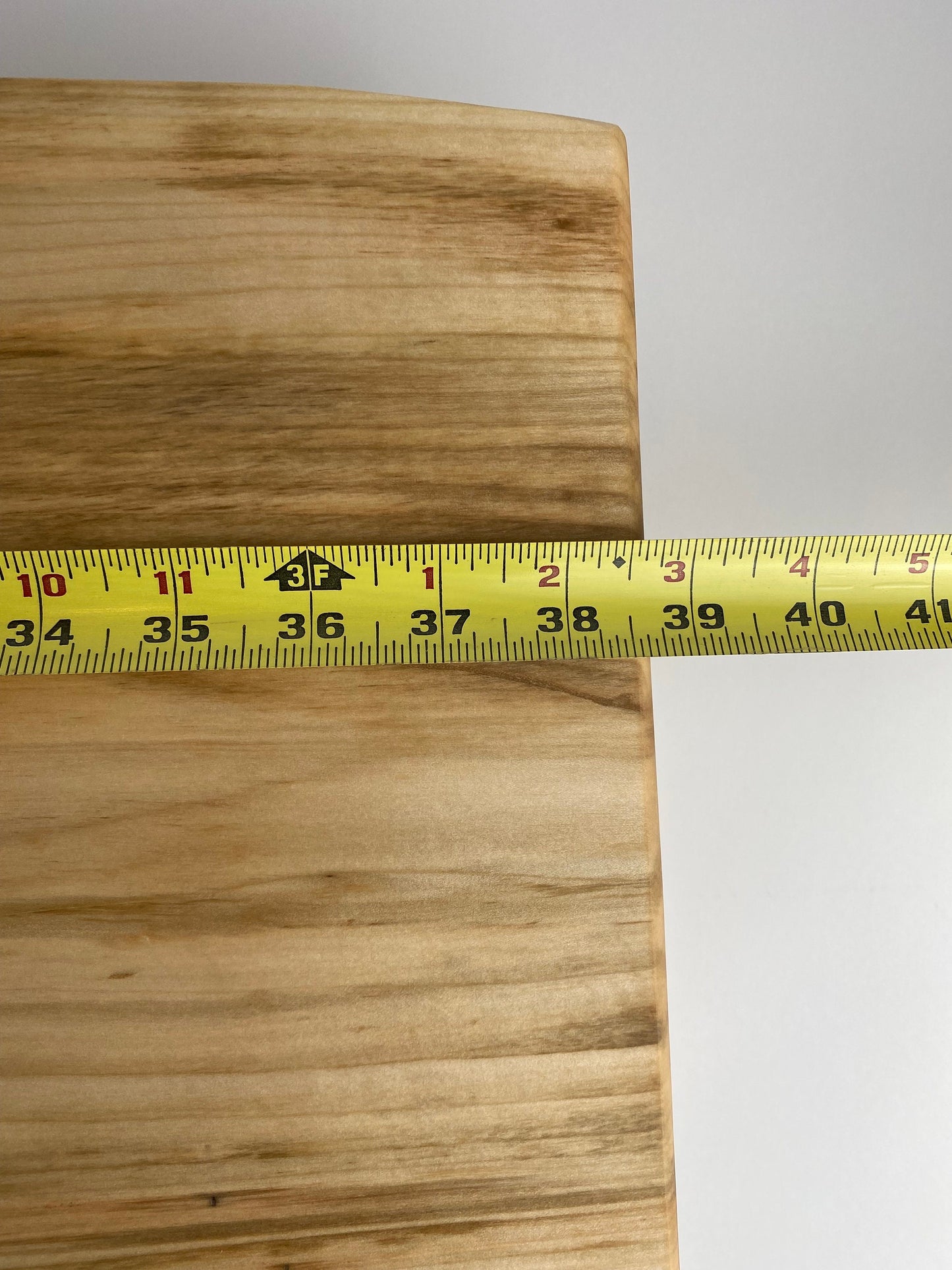 2-Piece Elevated Serving/Display Trays, Silver Maple with double live edge (locally sourced wood) - set B