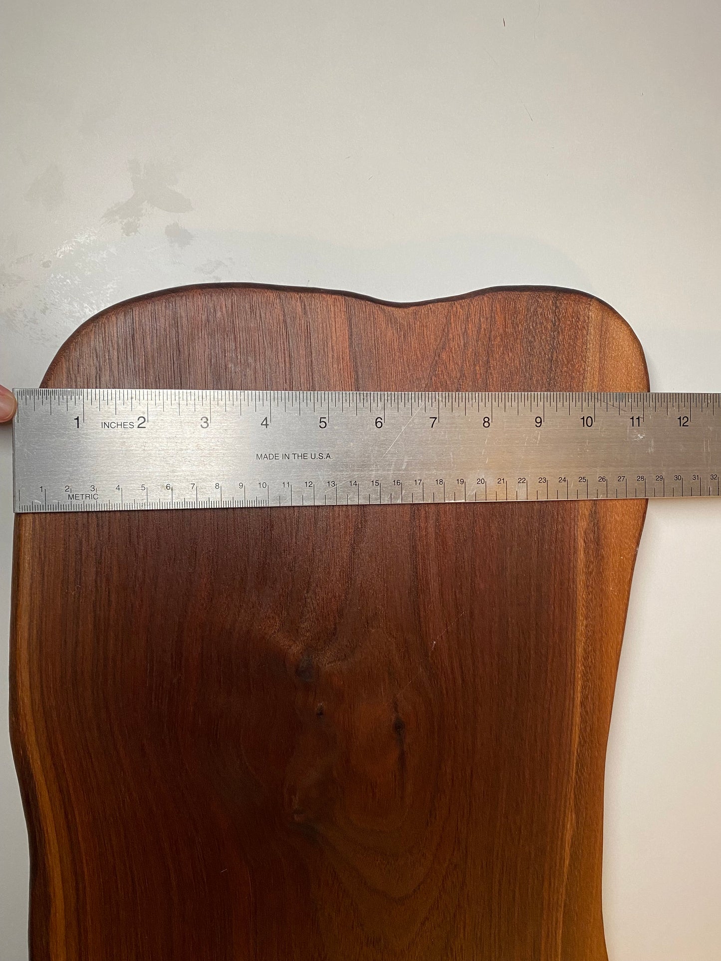 Large Walnut Charcuterie Board - Freeform organic shape - single source - handmade