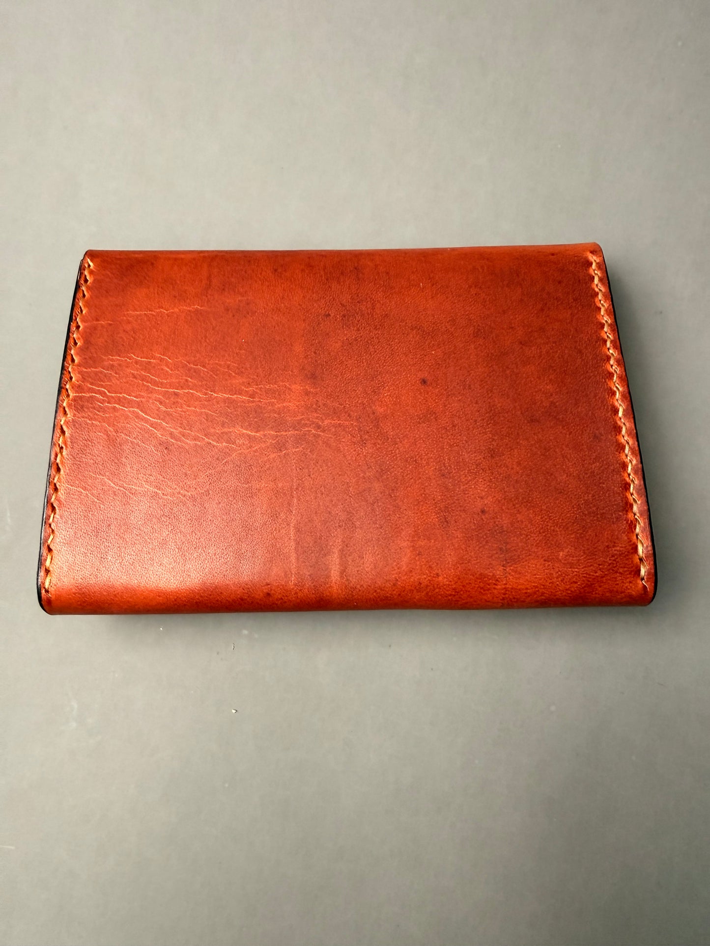 Oversized Leather Wallet - with zippered removable pouch (bargain)