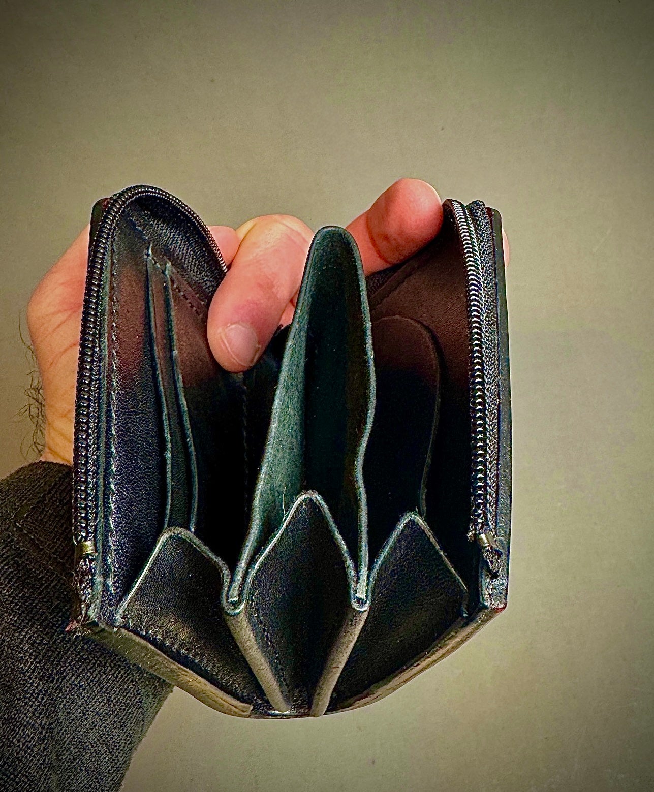 Zippered Wallet - Horween ChromExcel Red