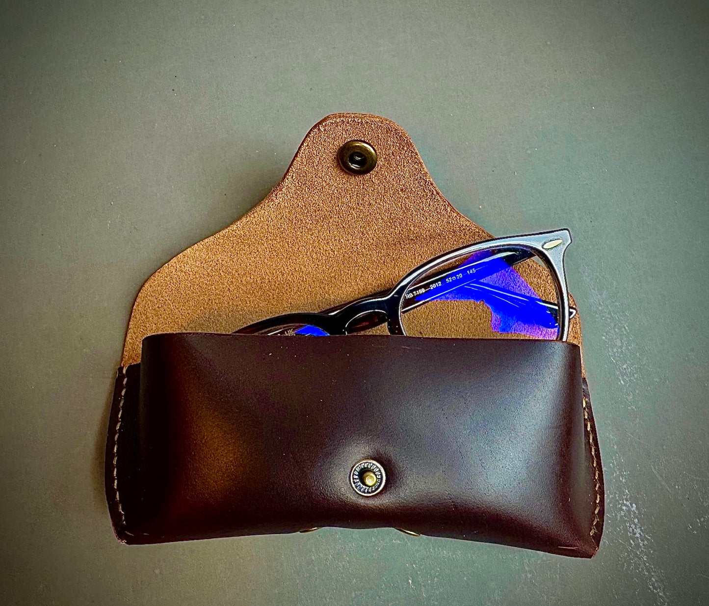 Leather Sunglasses Case / Eyeglasses Case - Horween