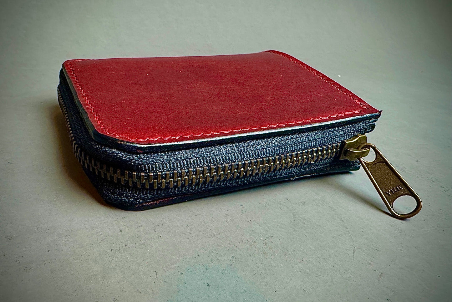 Zippered Wallet - Horween ChromExcel Red