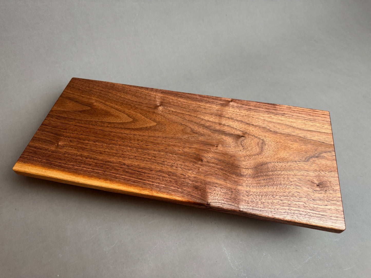 Walnut elevated serving tray / display tray / charcuterie board
