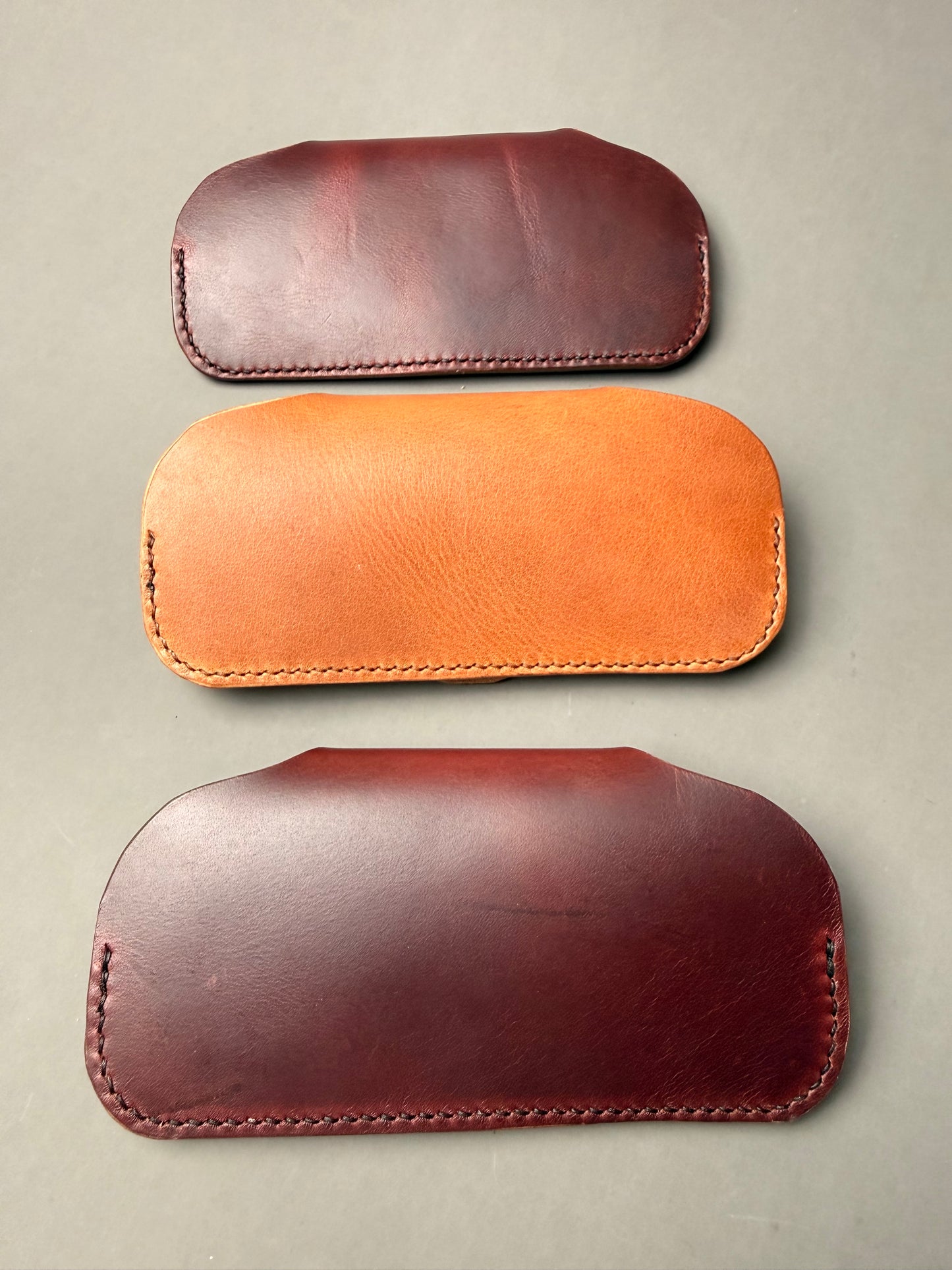 Leather Sunglasses Case / Eyeglasses Case - Minimalist Version