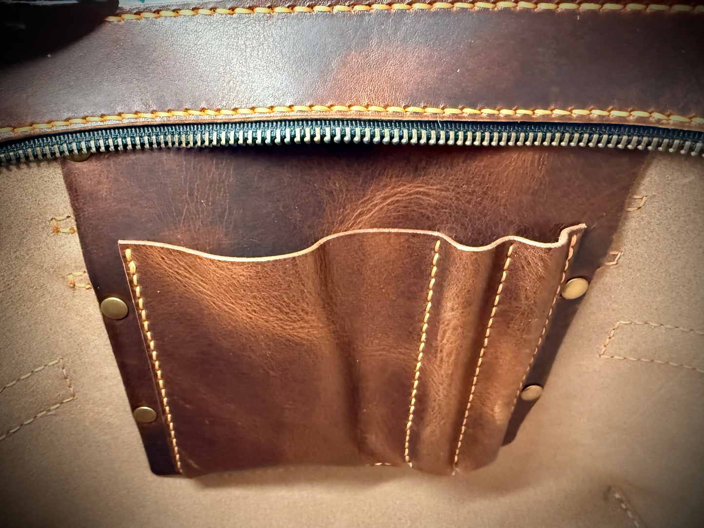 Dark Brown NAMU Tote Bag / Shoulder Bag