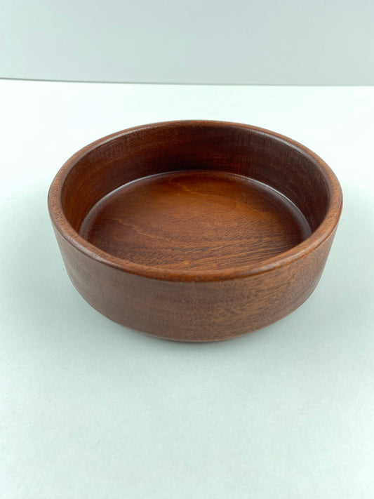 Walnut bowl - small - handmade router bowl