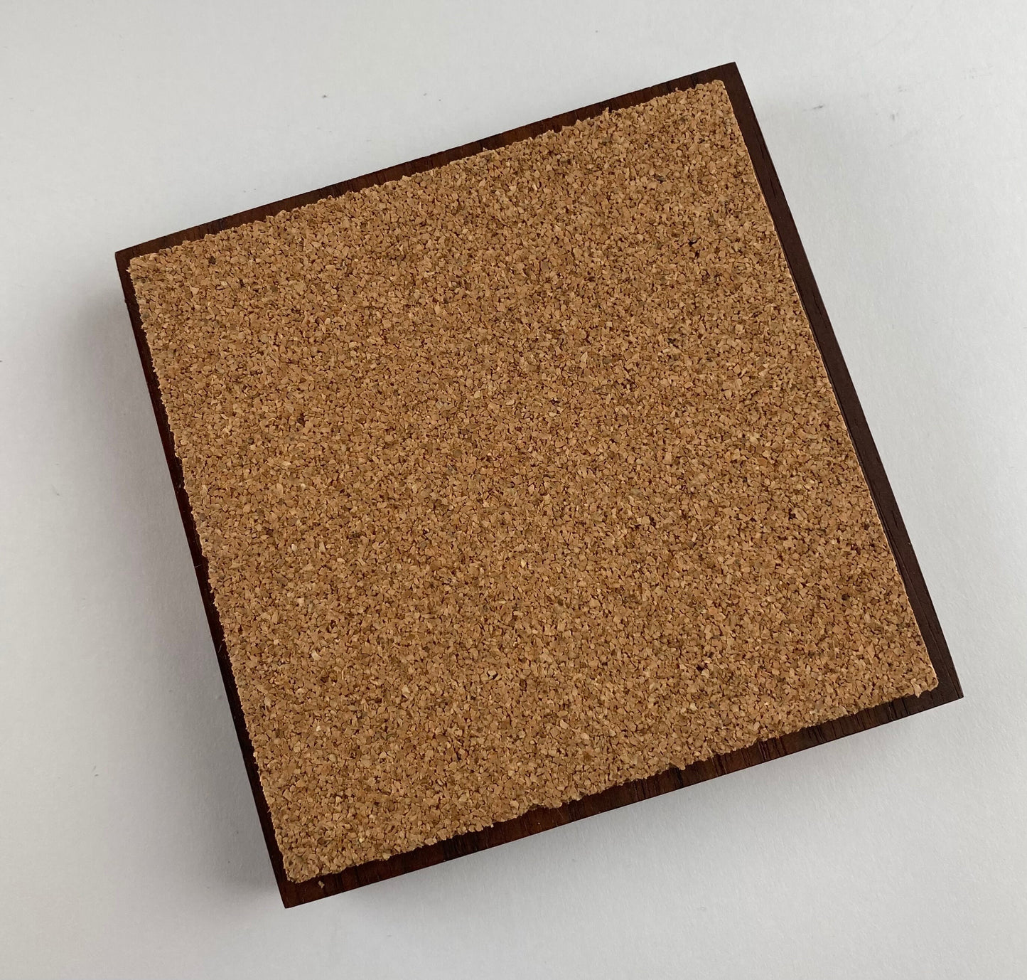 Handmade Walnut Wood Coasters - Set of 4 - with walnut and maple storage box