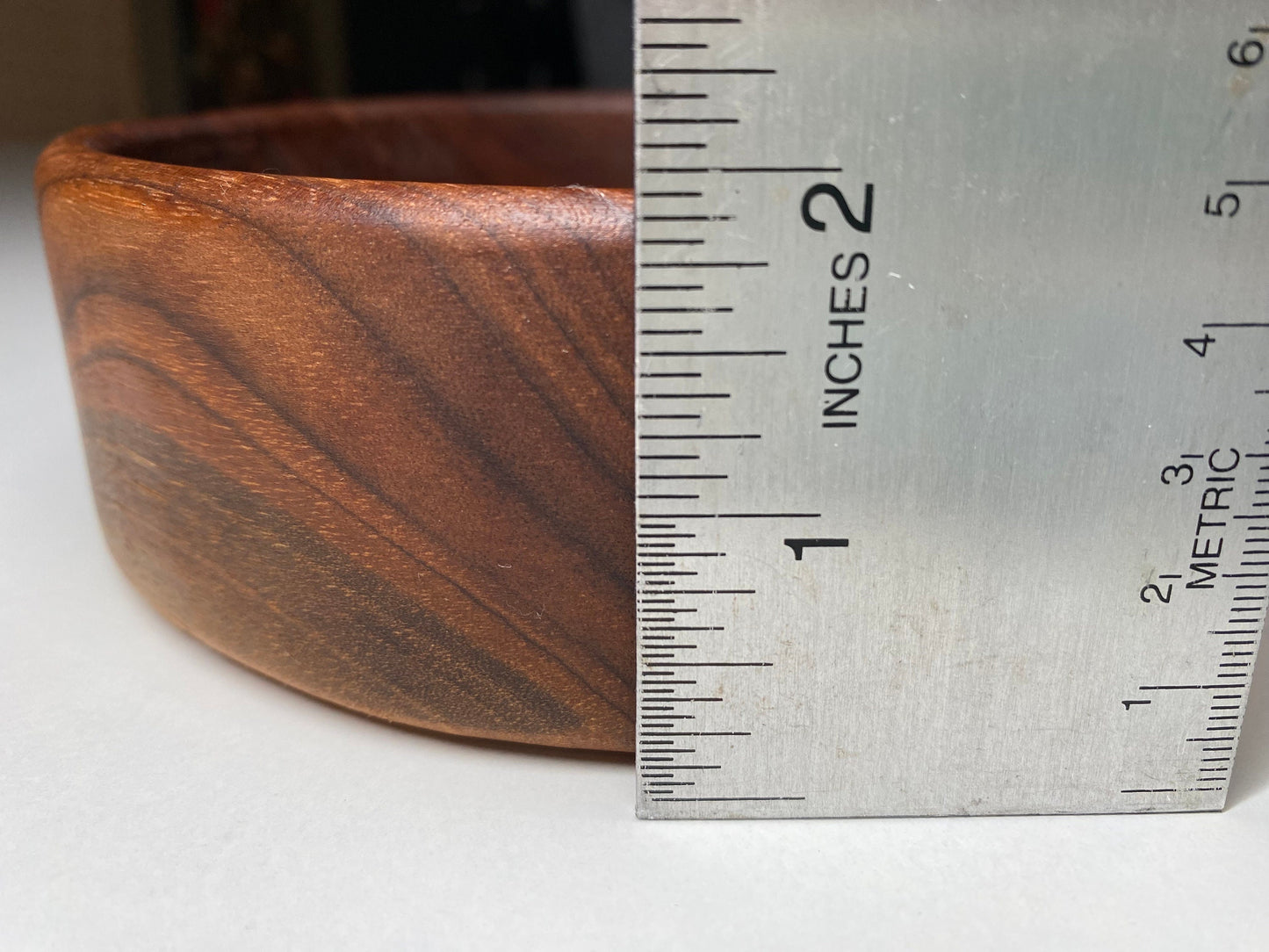 Walnut bowl - medium - handmade router bowl