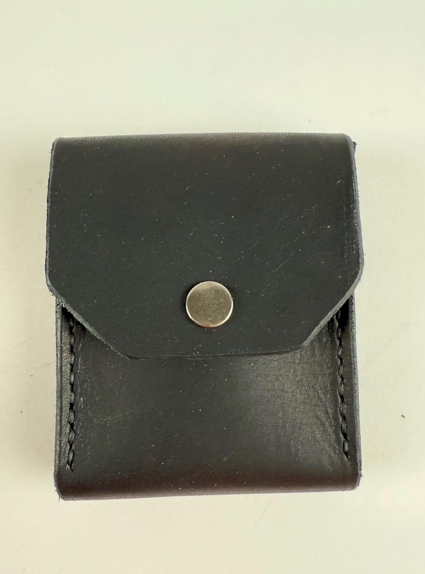 Handmade Leather Playing Card Holder / Case - Hand-Stitched - various colors - includes deck of cards