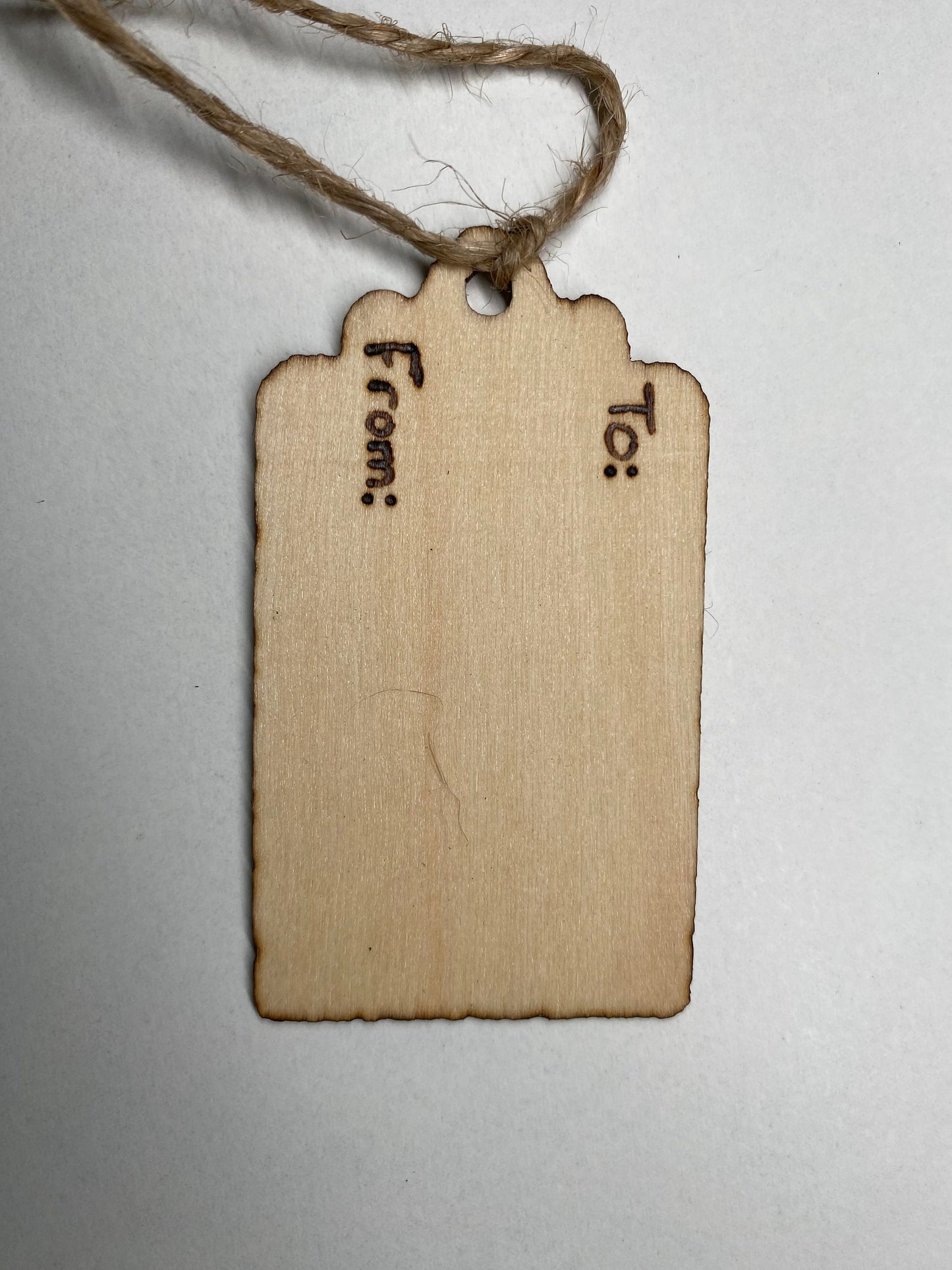 Gift Tags - Woodburned - Drawn by Hand (no lasers!) - set of 6